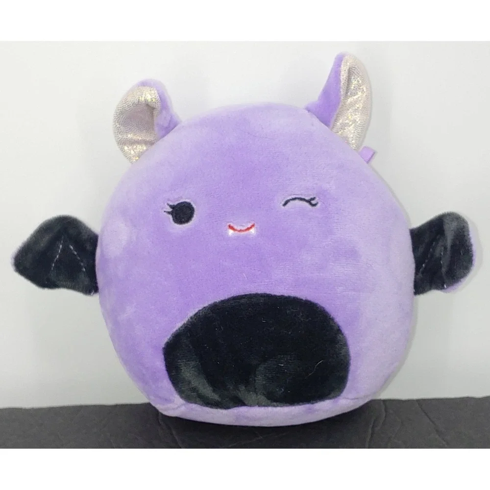 Lot Of 2 Squishmallow Joldy The Purple Bat And Wendy The Frog 5